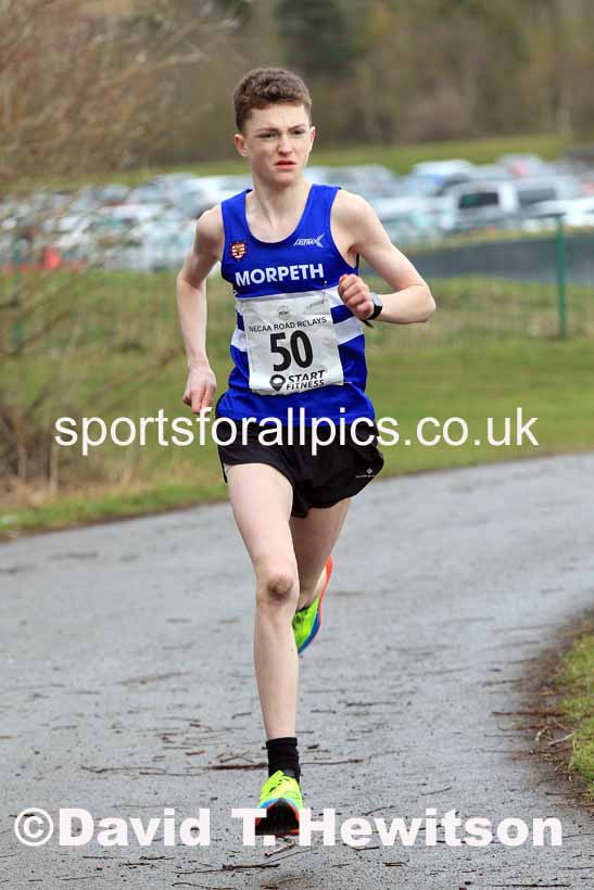 Senior Men and Veterans (Over 40s), 2023 NECAA Royal Signals Relays, Hetton le Hole, County Durham. Photo: David T. Hewitson/Sports for All Pics